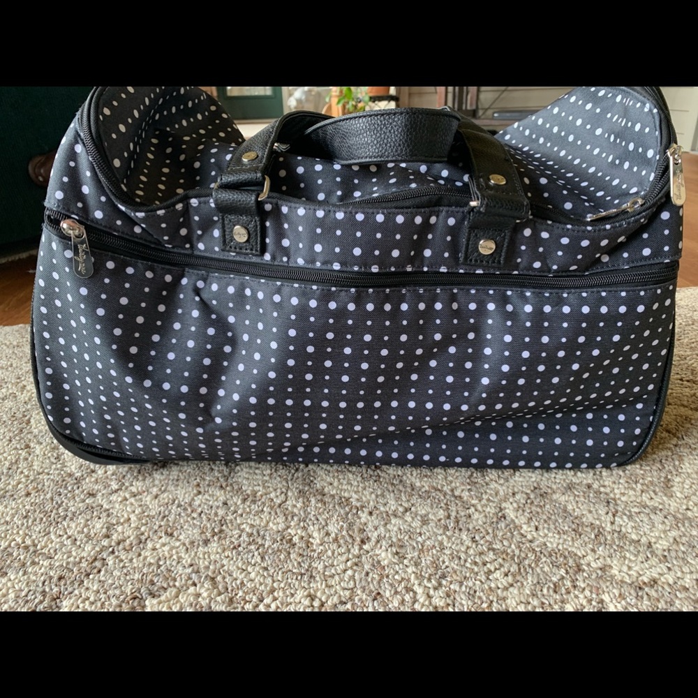 Retired Ditty Dot Travel Bag on wheels